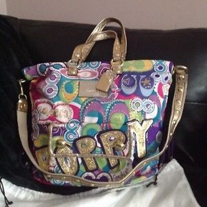 RARE COACH POPPY POP C SPOTLIGHT PURSE